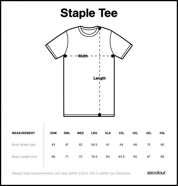 5001 SIZE GUIDE